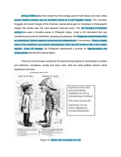 manila the corruption of a city caricature meaning|Analyzing political cartoons in the Philippines: American era .